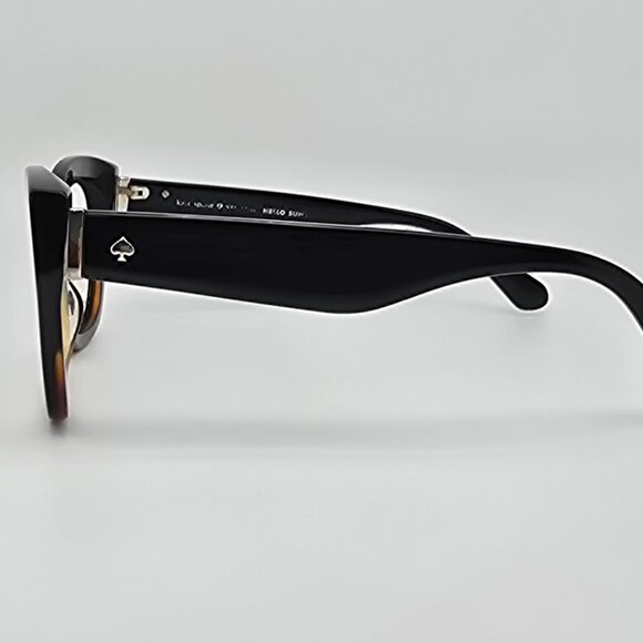 Kate Spade Jalena Black Dark Tortoise Fade Cat Eye Sunglasses Frame w/ Case 49mm - Picture 4 of 15